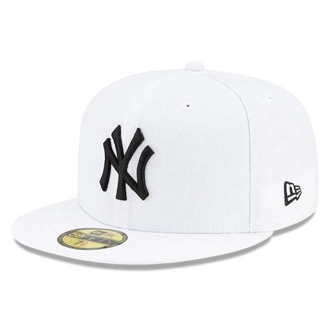 white 59fifty fitted hat.